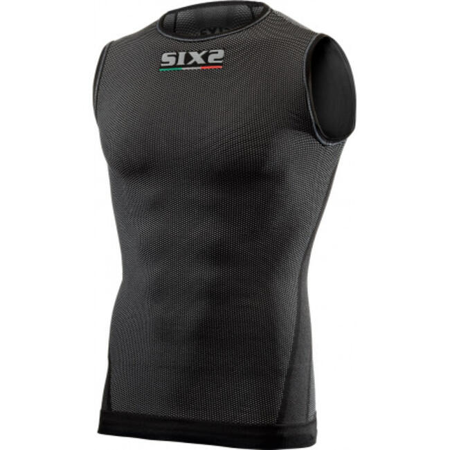 Six2 Maglia Termica Moto Black Carbon Unisex